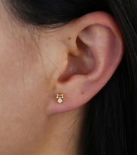 Load image into Gallery viewer, Mini Gold Duo Stud Earrings