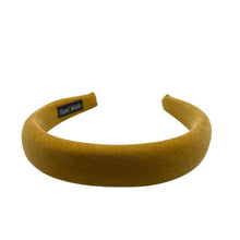 Load image into Gallery viewer, Mustard Gold Velvet Band Headband