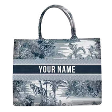 Load image into Gallery viewer, Large Personalized Tote Bag - 4 Style Options (Ships in 3 weeks)