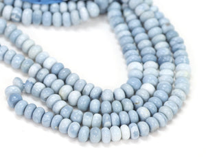 Denim Blue Gemstone Necklace 15”