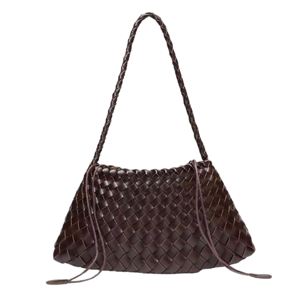 Iris Coffee Woven Tote