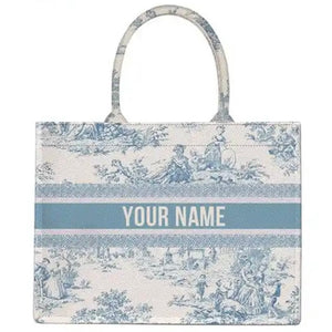 Large Personalized Tote Bag - 4 Style Options