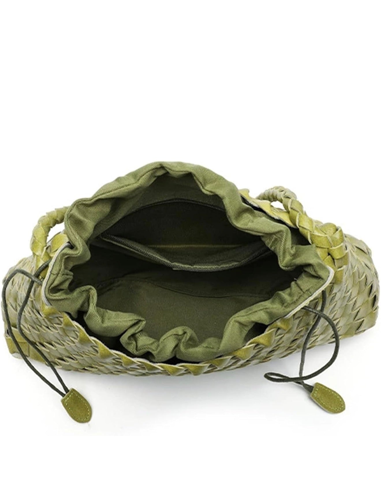 Iris Lime Woven Tote