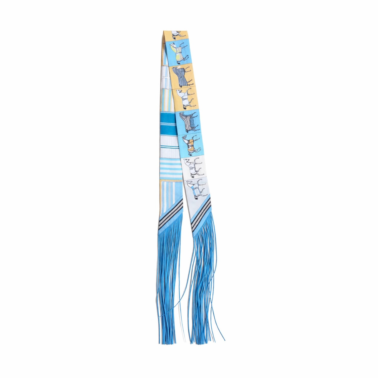 Twilly Fringe Scarf - The Amalfi Silk