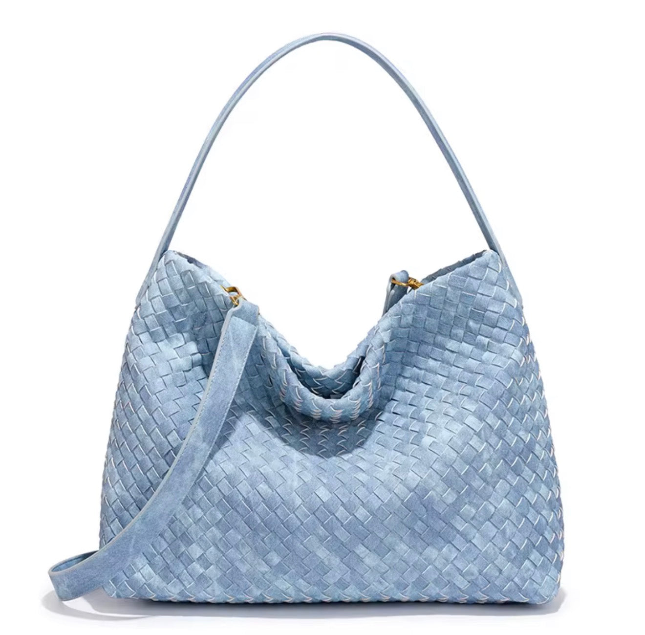Mia Quilted Denim Hobo