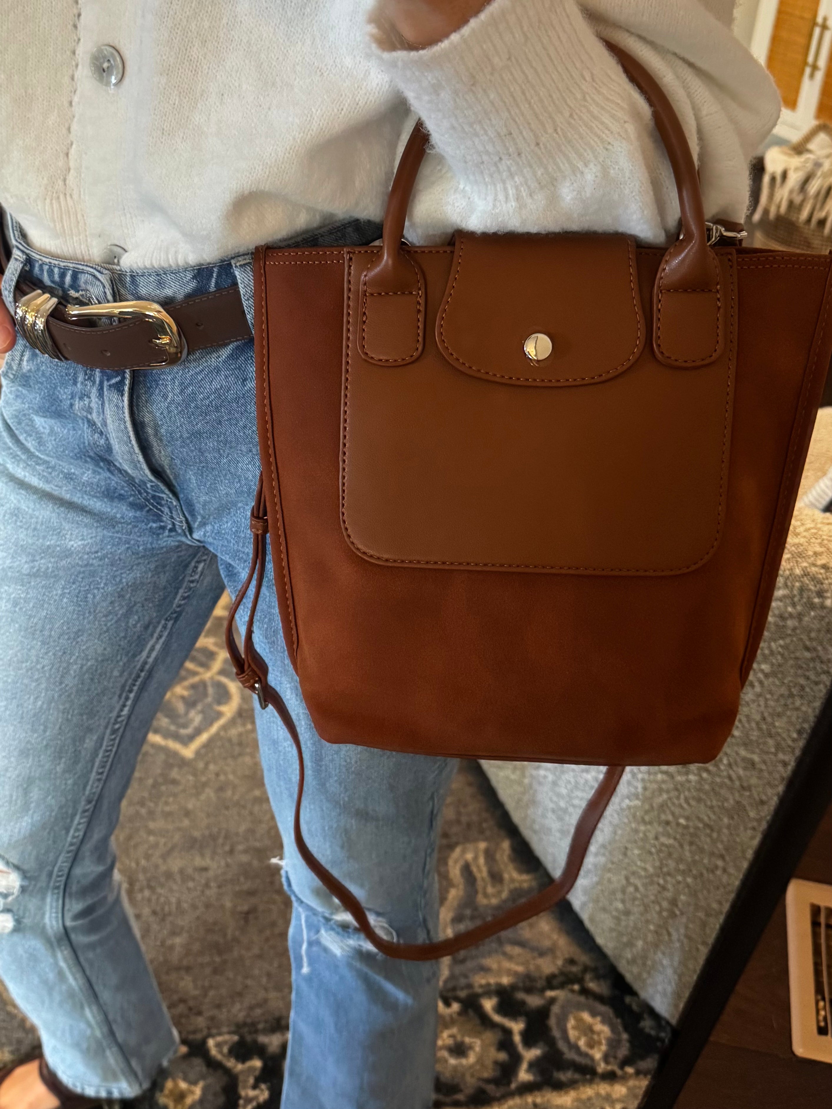 The Milan Tote - Camel