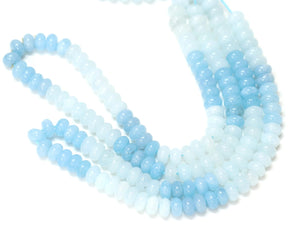 Light Blue/Aqua Gemstone Necklace 15”