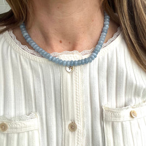 Slate Gemstone Necklace 15”