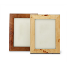 Load image into Gallery viewer, Burled Wood Photo Frame - 4”x6” (Two Colors)