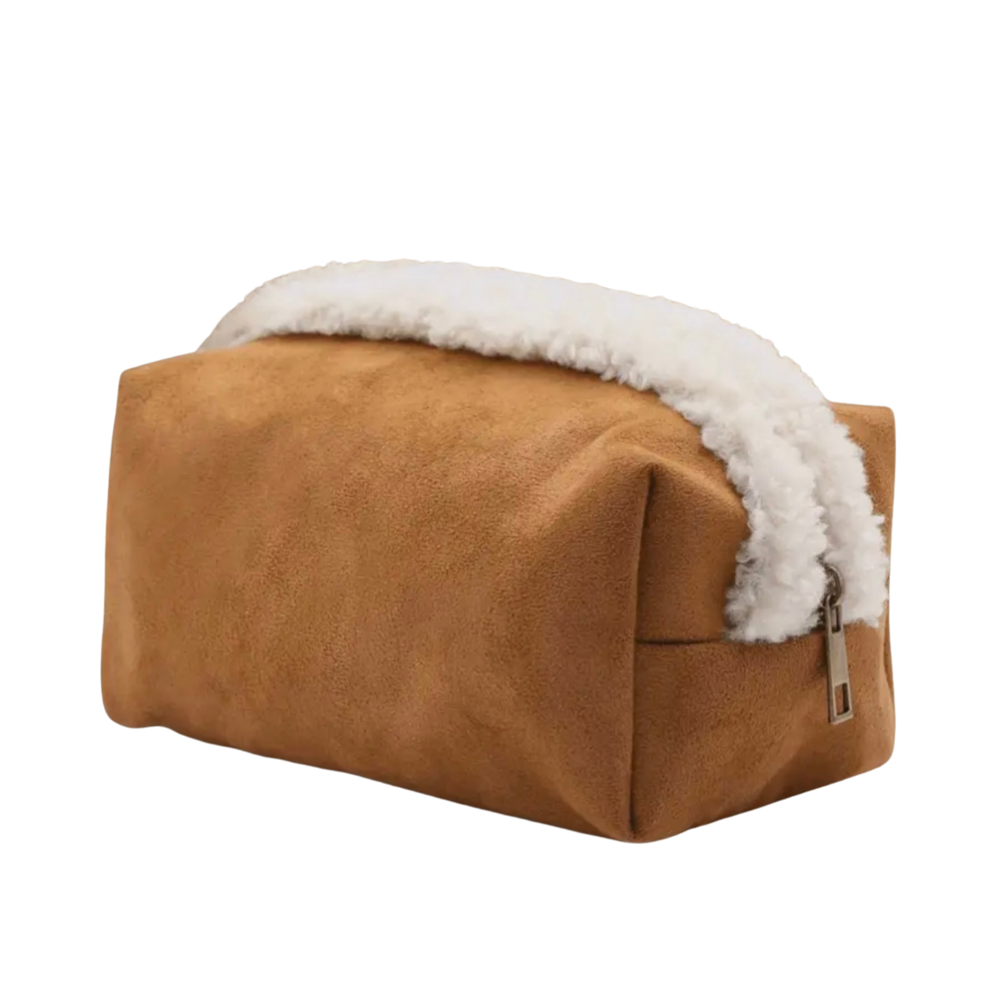Camel Sherpa Cosmetic Pouch