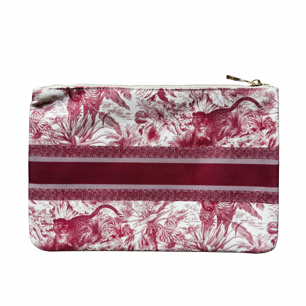 Rose Pink “Blank Name” Cosmetic Bag (In stock ready to ship)