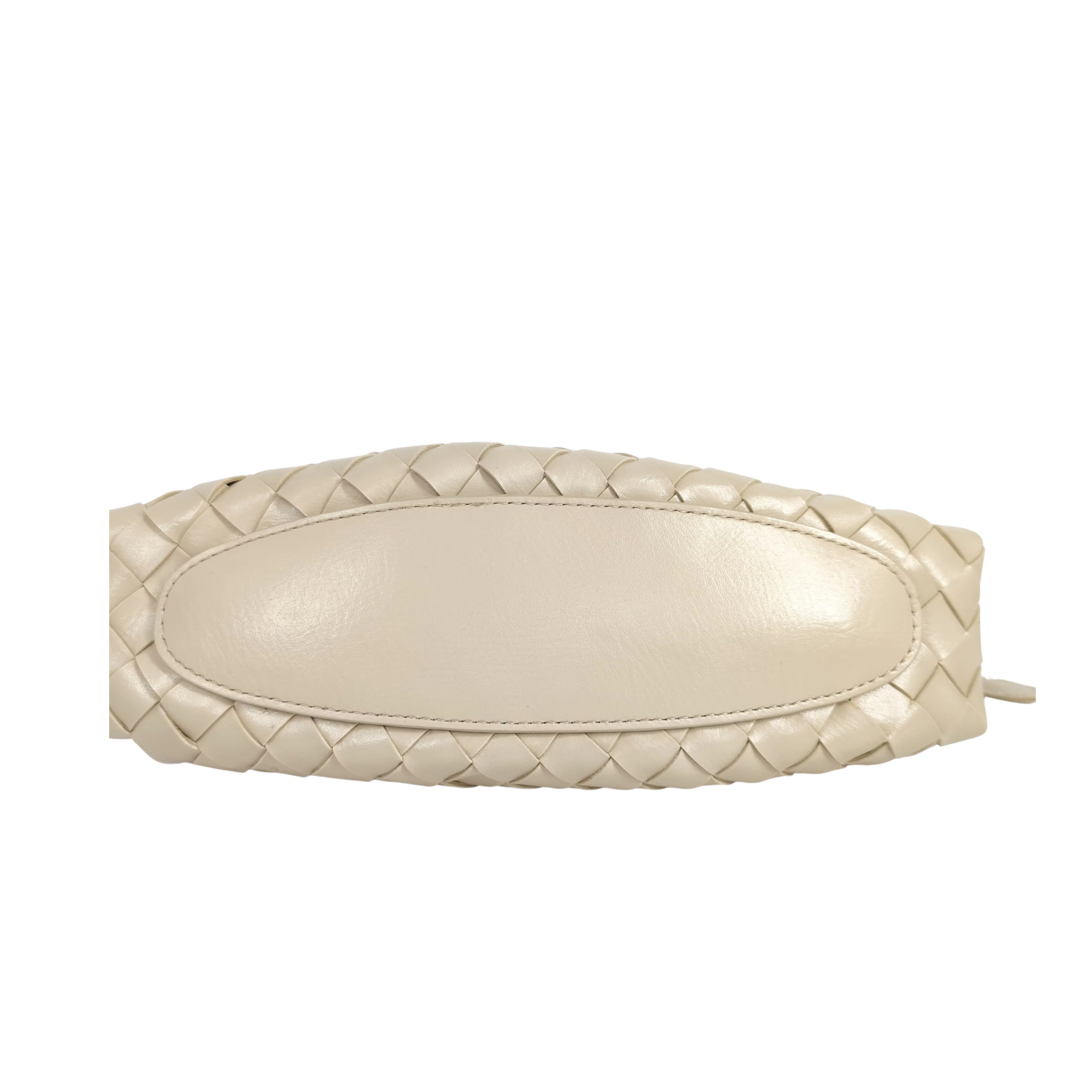 Iris Cream White Woven Tote
