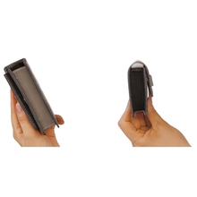 Load image into Gallery viewer, Kelly Card Holder - Khaki (Accordion Style - Genuine Leather)