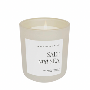 Salt and Sea 15oz Soy Candle