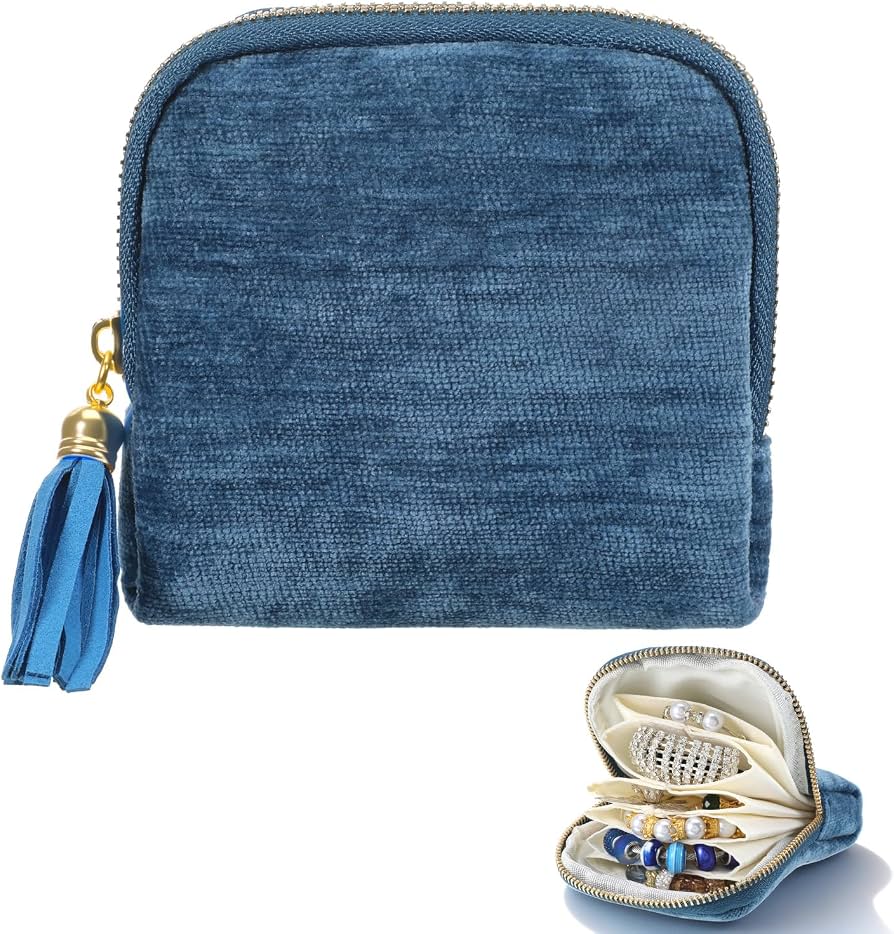 Harbor Travel Jewelry Case - Coastal Blue