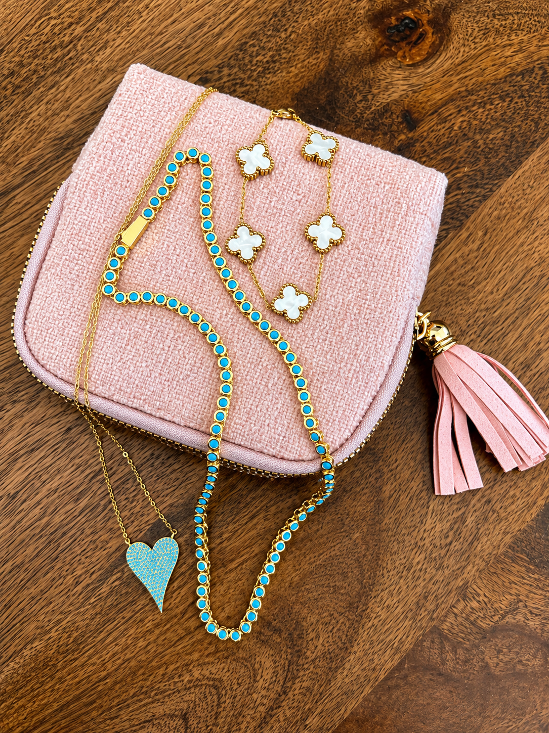 Harbor Travel Jewelry Organizer - Blush
