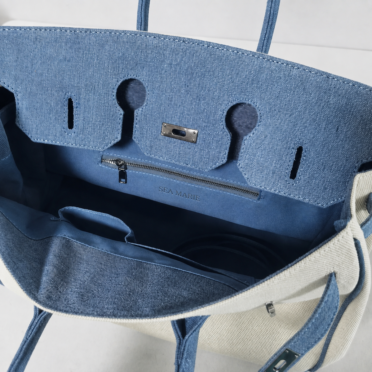 Margot Denim/Canvas Tote