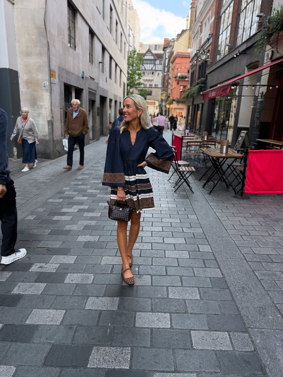 Burgundy/Brown Quilted Rowan Crossbody (Small)