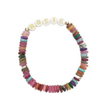 Load image into Gallery viewer, Personalized Candy Gemstone Bracelet (Ships in 2-4 Days)