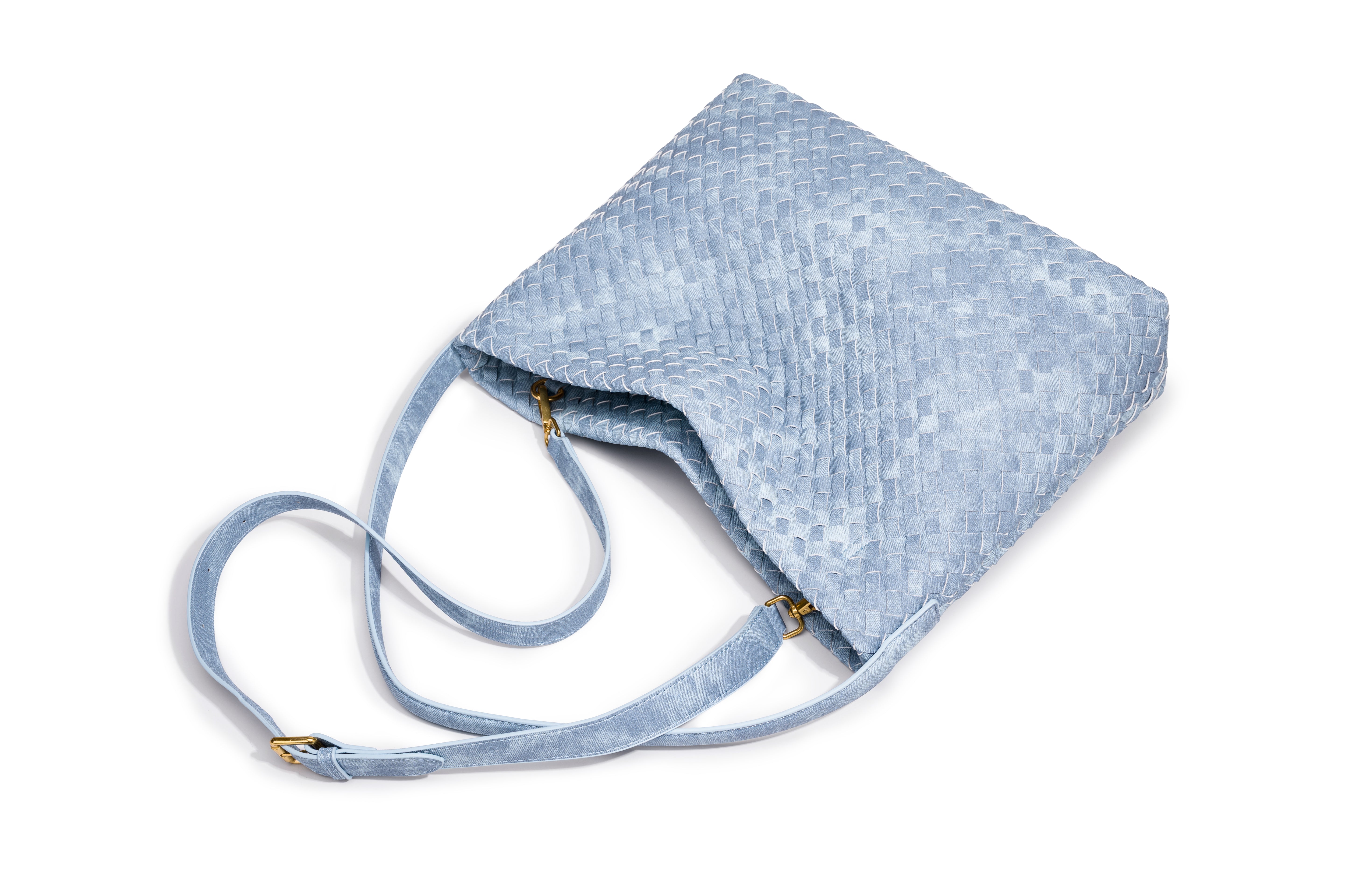 Mia Quilted Denim Hobo