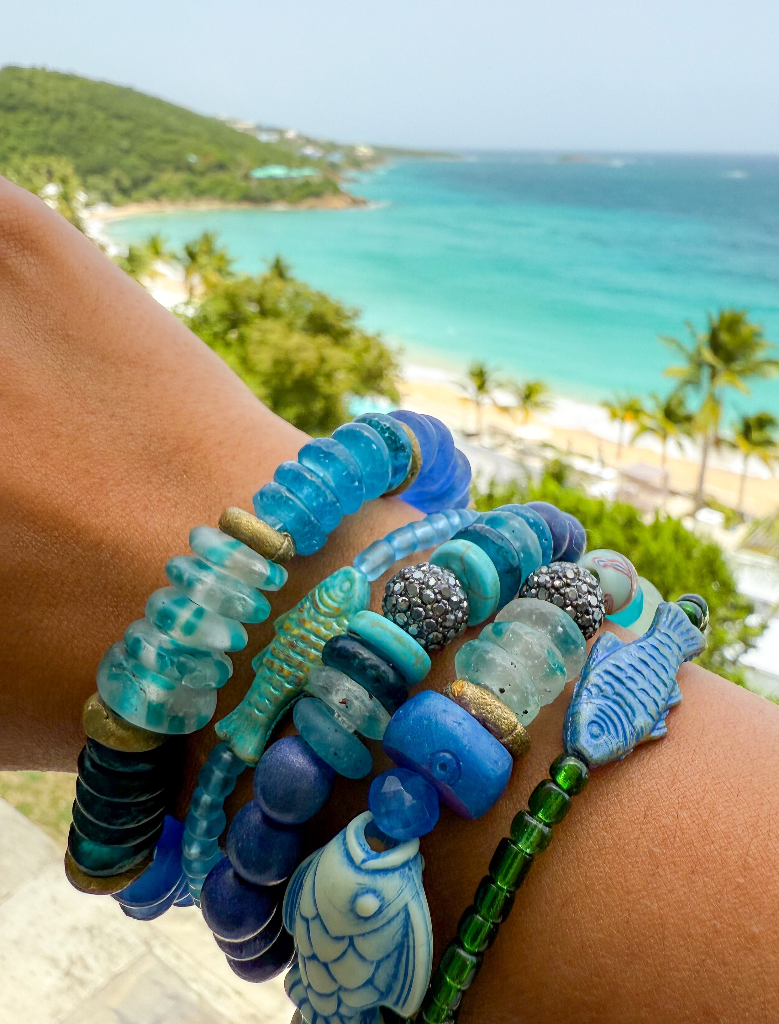 Intricate Stack Bracelet | Azul