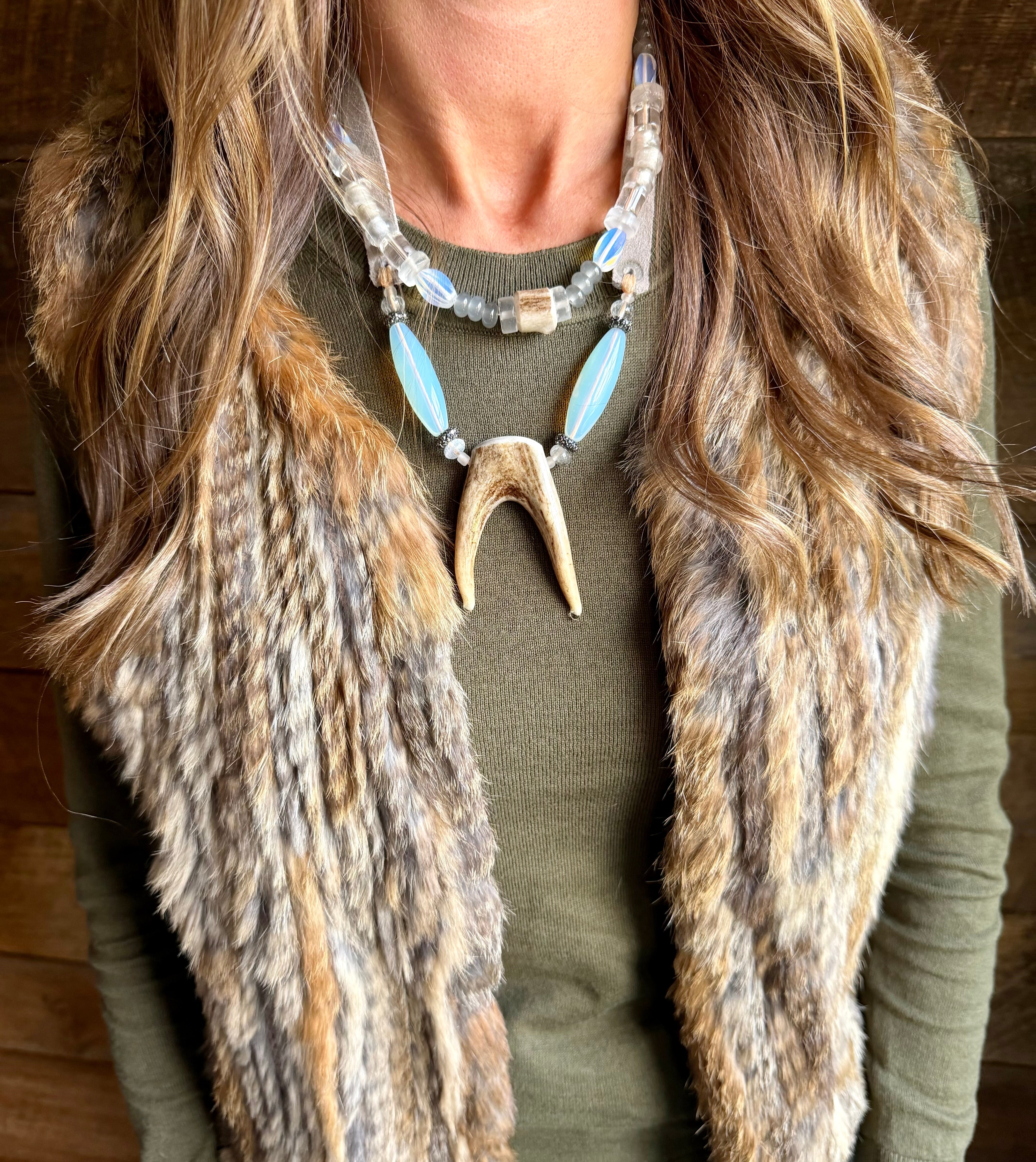 Classic Antler Necklace | Aspen