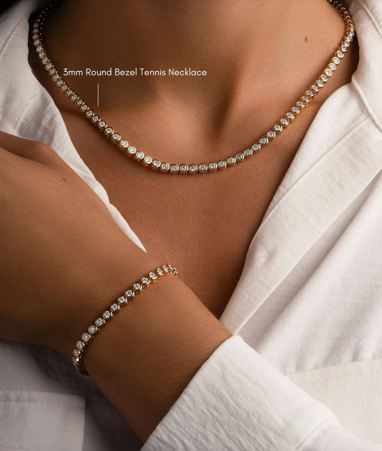 Gold Bezel Bracelet