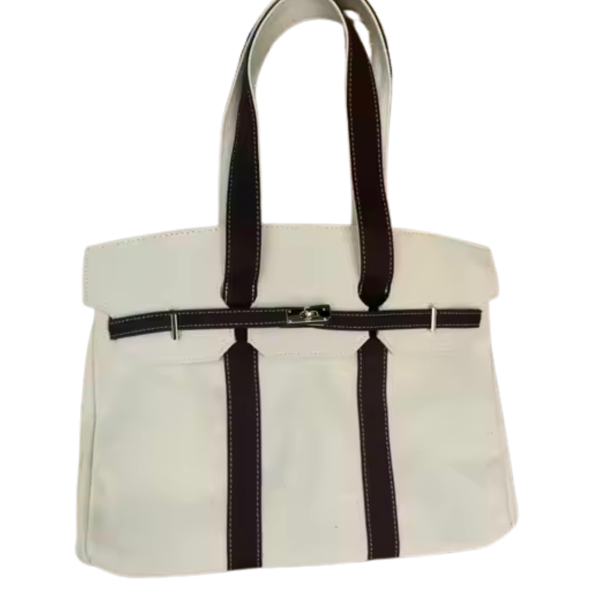 Maris Canvas Tote - Driftwood Brown Trim