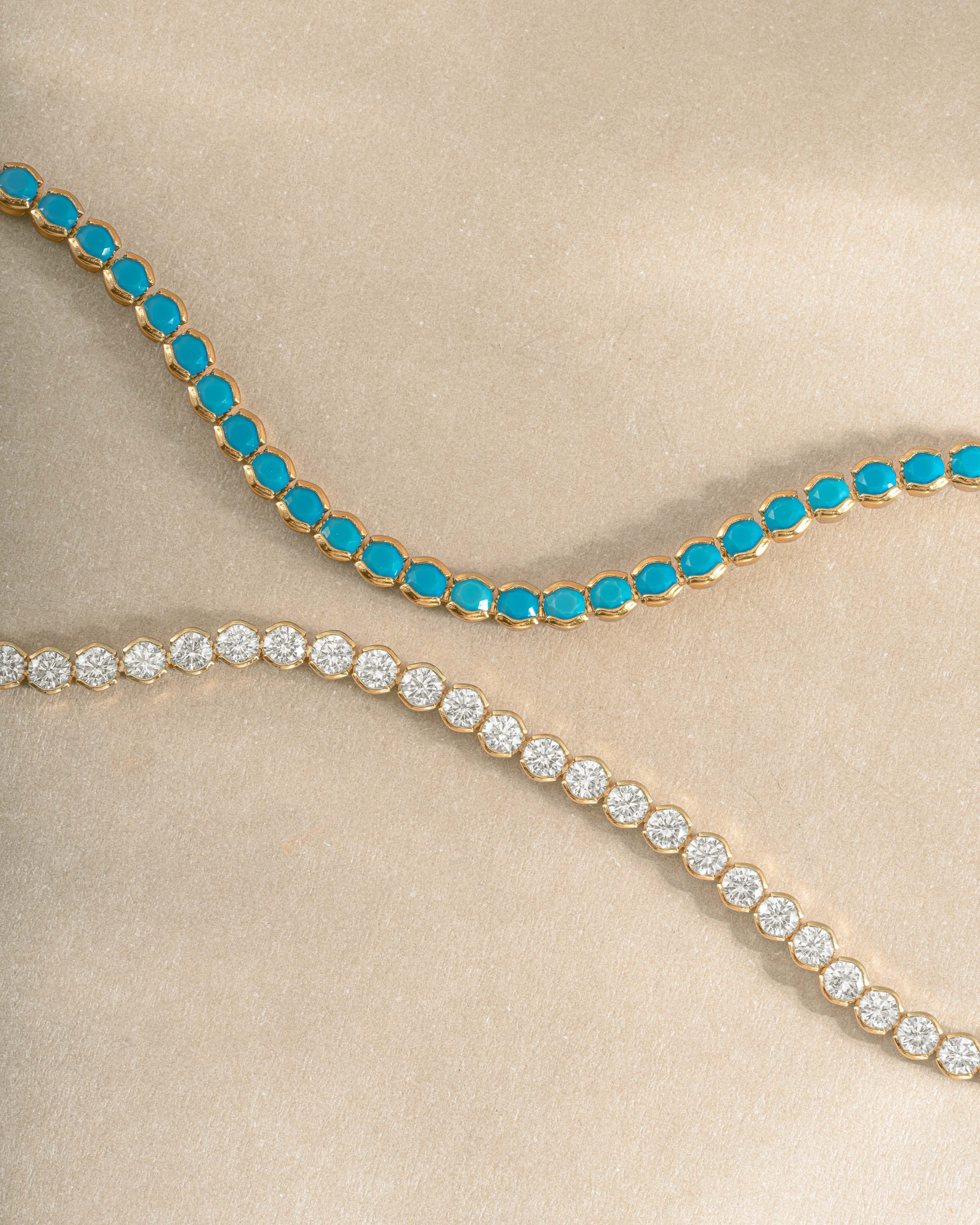 3mm Turquoise Tennis Bracelet