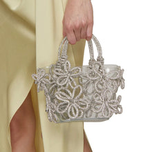 Load image into Gallery viewer, Flower Crystal Evening Bag