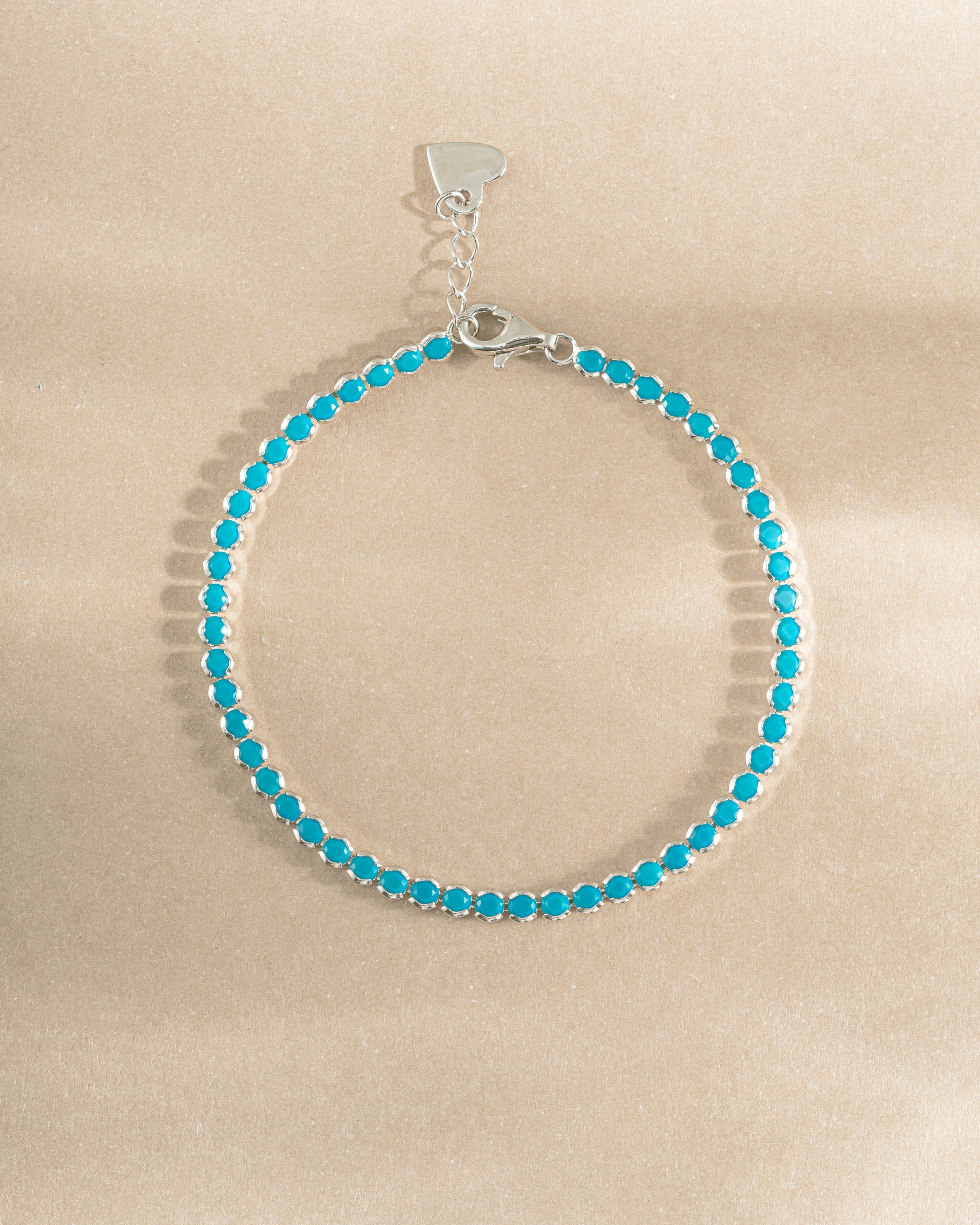 3mm Turquoise Tennis Bracelet