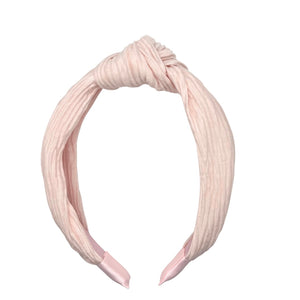 Light Pink Ribbed Headband