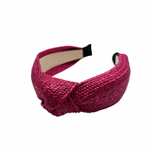 Load image into Gallery viewer, Traditional Rattan Topknot Headbands (12 Color Options)