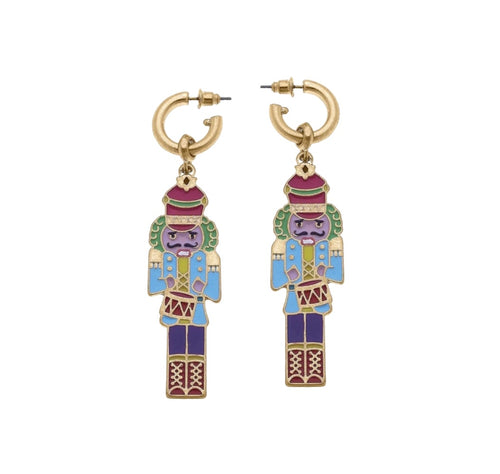 Dangly Nutcracker Earrings