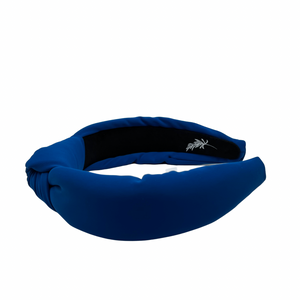 Cobalt Blue Neoprene Topknot Headband