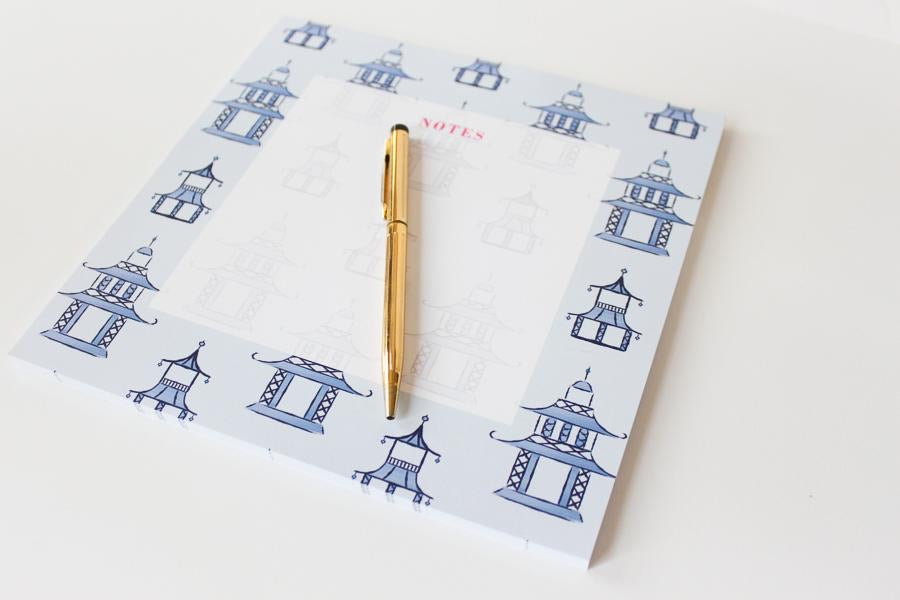 Pagoda Square Notepad