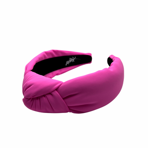 Hot Pink Neoprene Topknot Headband