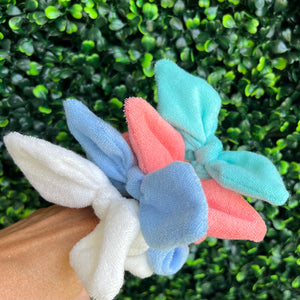 Terry Cloth Scrunchies (4 Color Options)