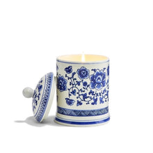 Load image into Gallery viewer, Chinoiserie Linen Candles (2 Color Options)
