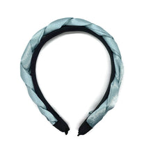 Load image into Gallery viewer, Sky Blue Satin Braided Headband