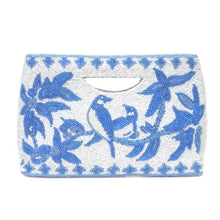 Load image into Gallery viewer, Lily Beaded Handle Clutch (Made to Order)