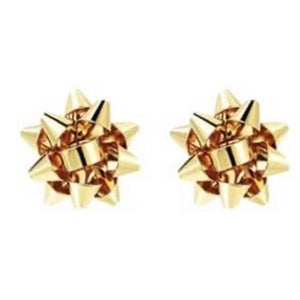 Gold Present Stud Earrings