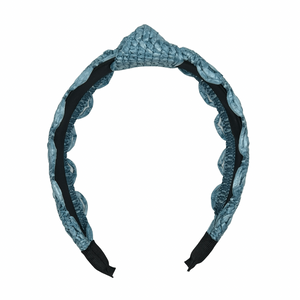 Scalloped Raffia Topknot Headbands (4 Color Options)