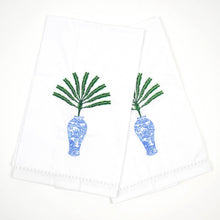 Load image into Gallery viewer, Ginger Jar Embroidered Bar Tea Towels (Set of 2)