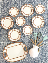 Load image into Gallery viewer, Bamboo Melamine Plates (Set of 4 - Two Size Options)