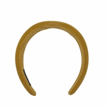 Load image into Gallery viewer, Mustard Gold Velvet Band Headband