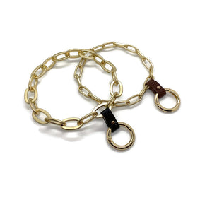 Gold Links Bracelet Keychain (2 Color Options)