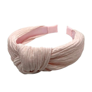 Light Pink Ribbed Headband