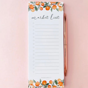 Citrus Market List Notepad