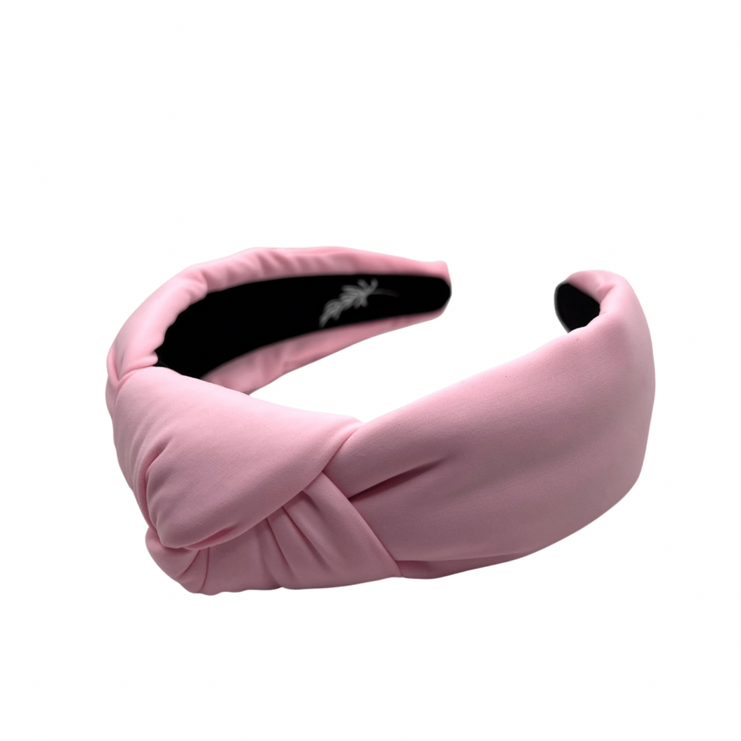 Baby Pink Neoprene Topknot Headband